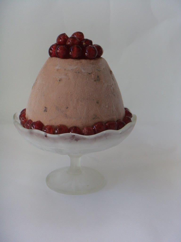 Plum Pudding Ice Cream Bombe